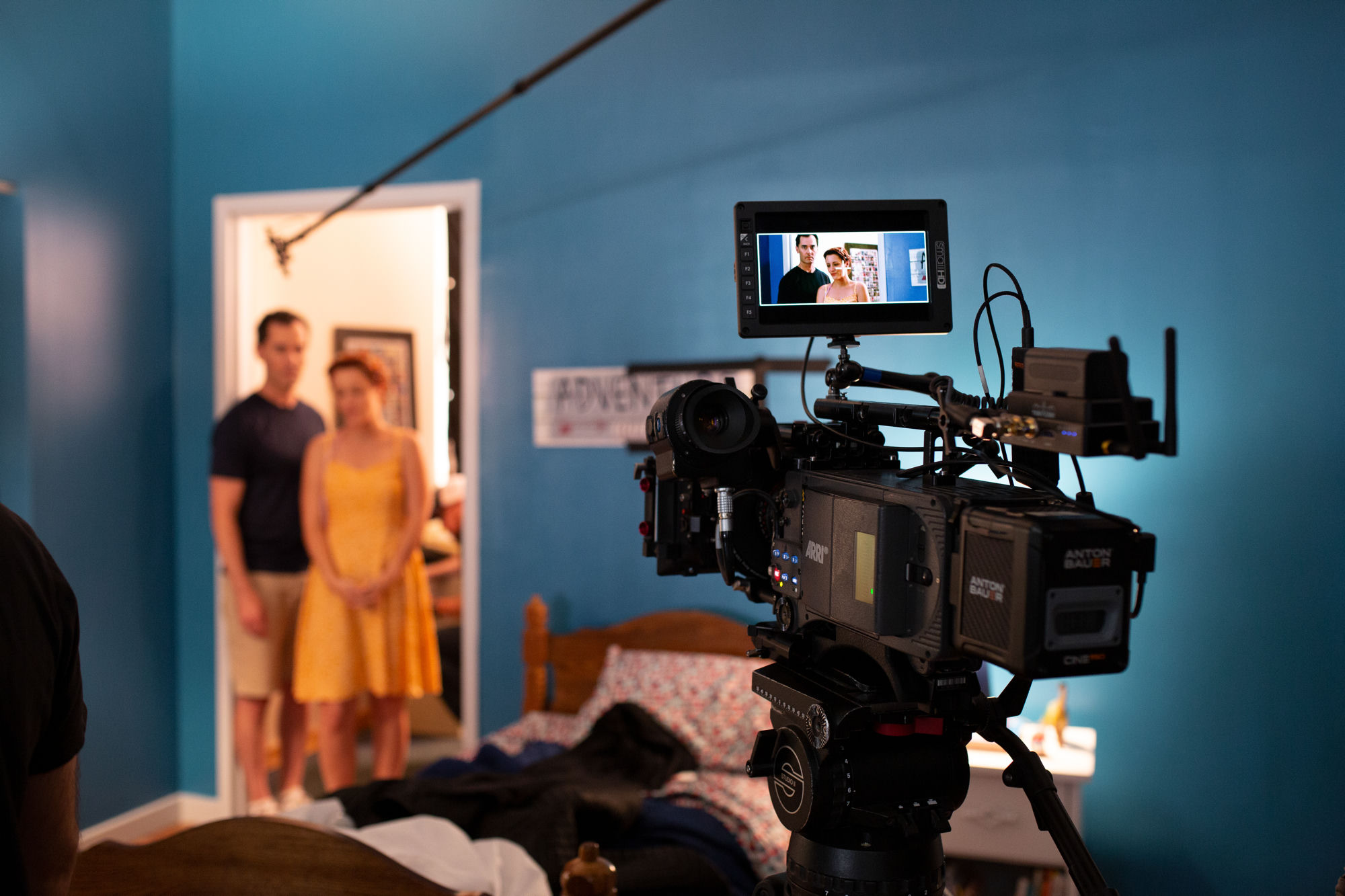 Professional ARRI camera on a Boonrise video production