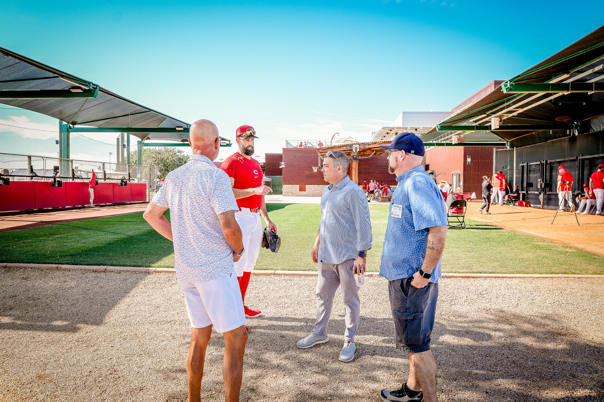 Boonrise team on location for a sports production
